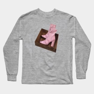 These heart boots are made for walking Long Sleeve T-Shirt